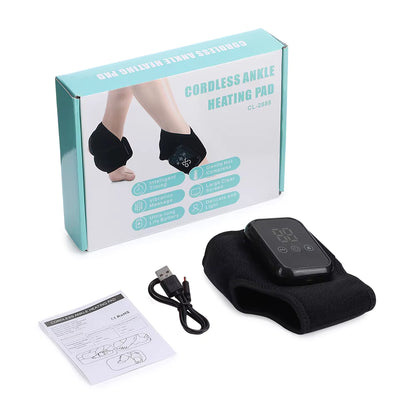 Smart Heated Ankle & Foot Massager with Vibration & Touchscreen Control