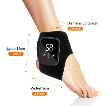 Smart Heated Ankle & Foot Massager with Vibration & Touchscreen Control